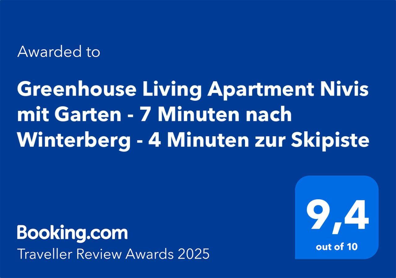 Greenhouse Living Apartment Nivis Mit Garten - 4 Minuten Nach Winterberg - Wandern, Mountainbike Fahren - Natur Geniessen Medebach Zewnętrze zdjęcie
